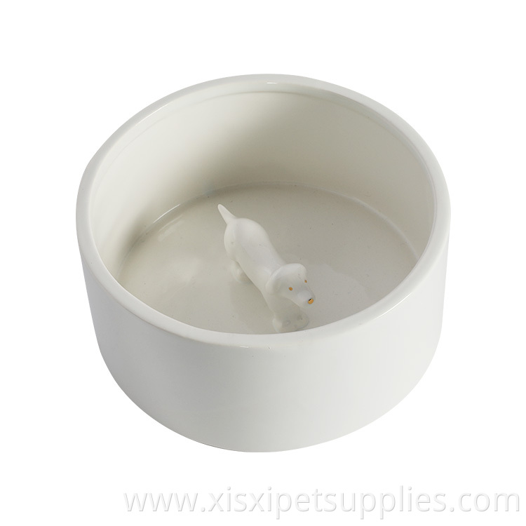 Wholesale Anti-slip Non-toxic Ceramic Dog Feeding Bowl